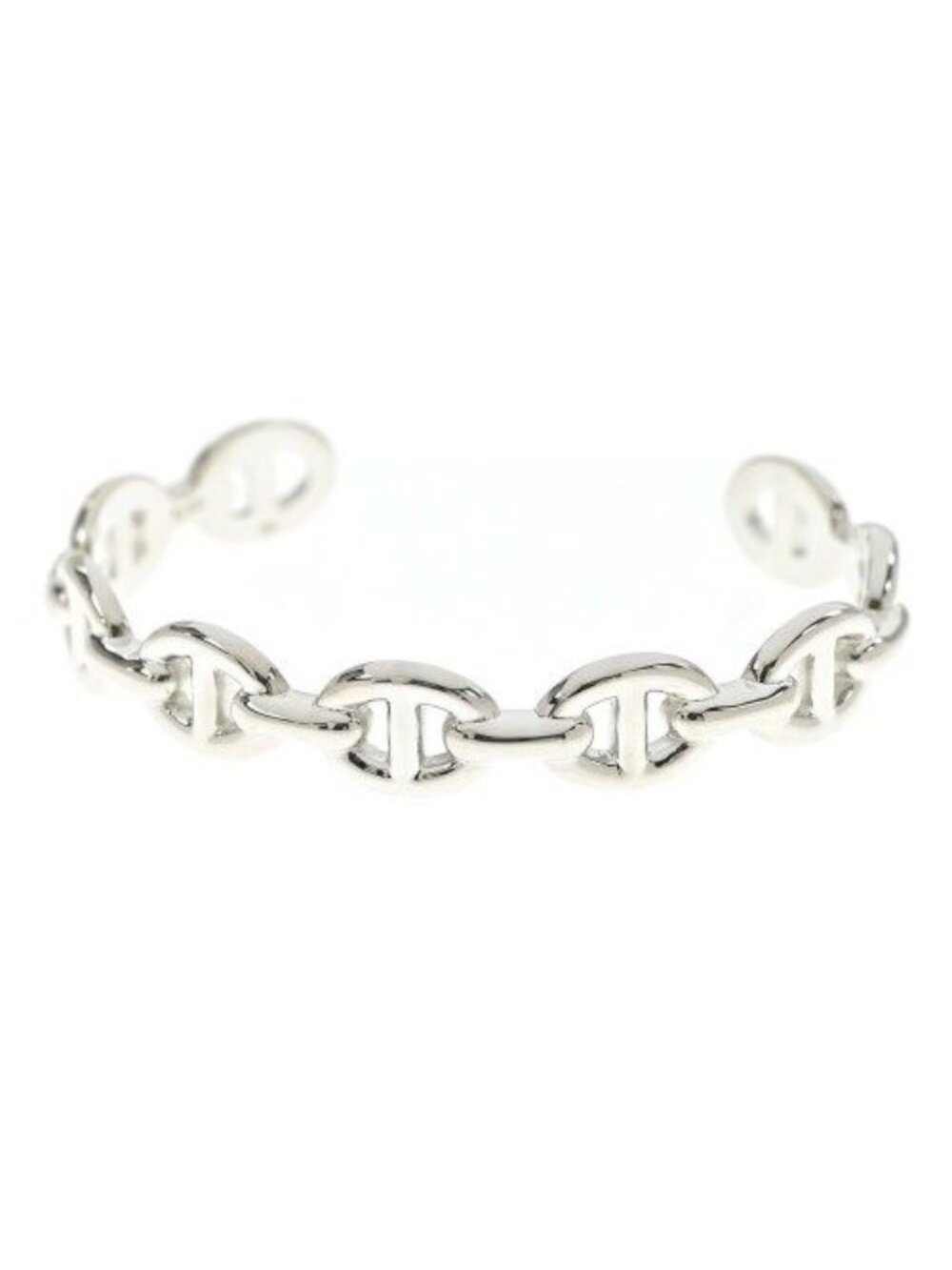Hermes Bracelet Bangle Silver